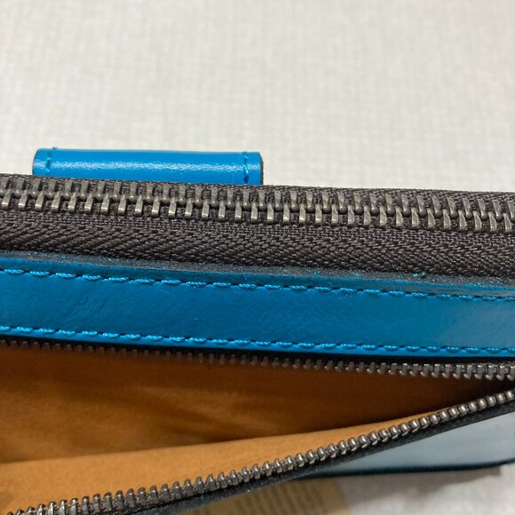 NWT Patricia Nash Turquoise Leather Edeline Wristlet/Wallet - Picture 10 of 10